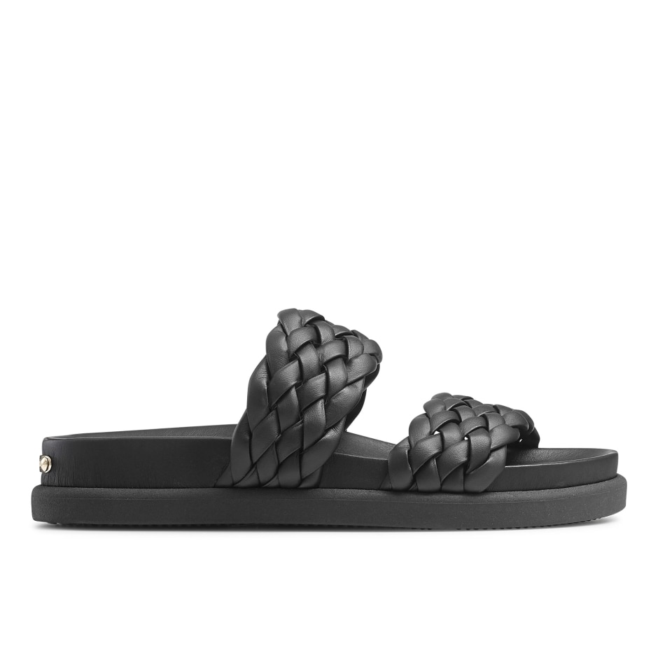 Russell & Bromley TWISTED Double Plait Strap Footbed